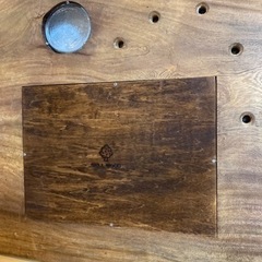 【お取り置き中】※値下げしました　家具工房 BELL WOODの壁掛け時計¥5000→¥3000の画像
