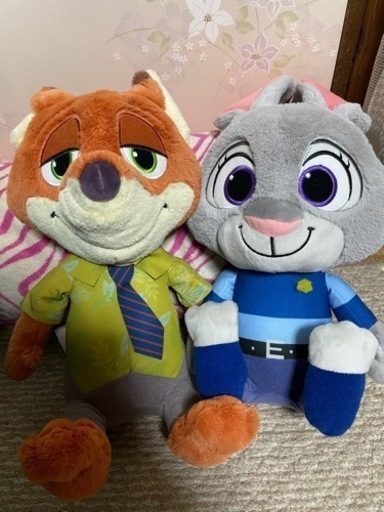 ズートピア ぬいぐるみ ニック ジュディ セット