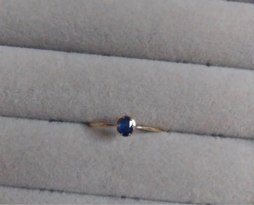 K10サファイアリング5号