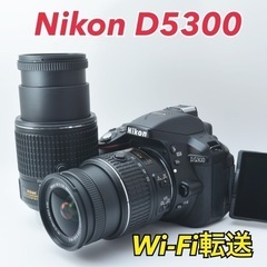 S数約5800●Wi-Fi内蔵●手ぶれ補正●すぐ使える●ニコン D5300 1ヶ月動作補償あり！ 安心のゆうパック代引き発送！ 送料、代引き手数料無料！