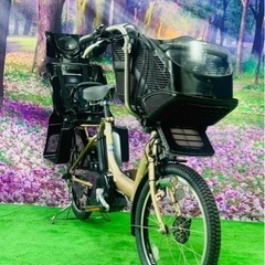 Ⅳ 4419長生きバッテリー8.9A 新品日本製タイヤ　子供乗せ電動自転車
