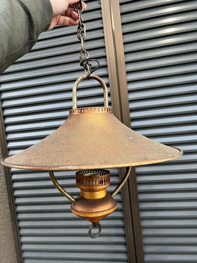 ヒカリ白熱灯証明器具 吊りランプ アイアン インダストリアル ヴィンテージ