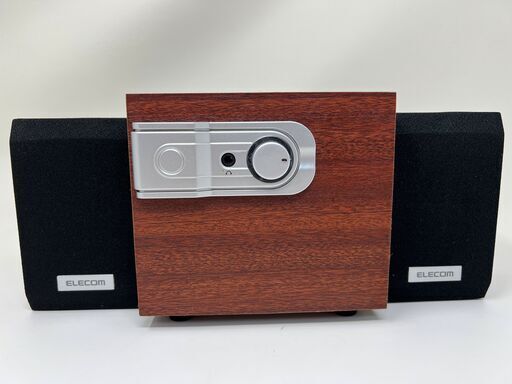 エレコム スピーカー 12W 2.1ch 木製 チェリーウッド MS-W02WCH