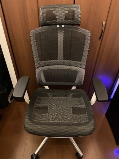 【超美品】ミツヨシ 3244 ワークチェア メッシュ MTS-131 ブラック