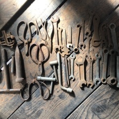 アンティーク工具等　約40個程の画像