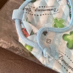 新品　キルティング（キルト）ナップサック手提げ 2wayエコバッグ の画像