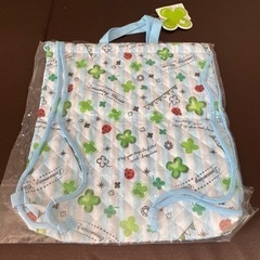 新品　キルティング（キルト）ナップサック手提げ 2wayエコバッグ の画像