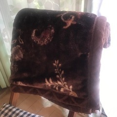 膝掛け毛布　美品