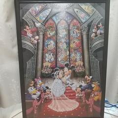 額付き完成品 ディズニー1000pパズルの画像