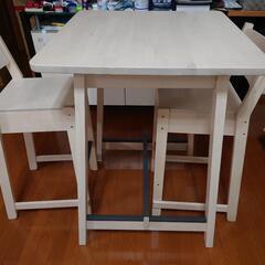 IKEAのテーブル＆チェア 本日まで