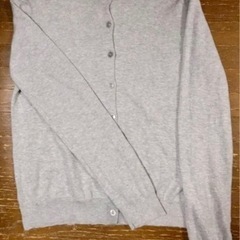 【美品　綿×レーヨン　UVカット　カーディガン　Lサイズ　ユニクロ】の画像