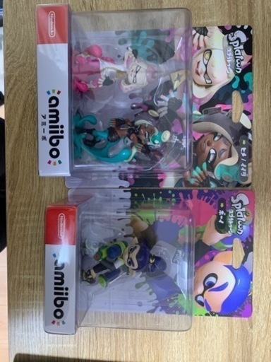 amiibo テンタクルズセット　ボーイ　ヒメ　イイダ