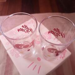 サンリオ ハローキティ ペア グラス コップ 未使用品の画像