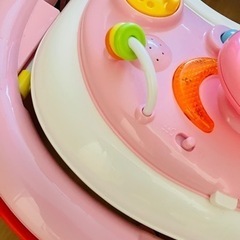 西松屋　歩行器　エンジョイウォーカーステップ2（ピンク）の画像