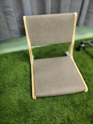 座椅子　折りたたみ　2脚セット　背もたれ付き　シンプル　収納省スペース　No.37