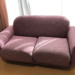 Francfranc ソファ　2人掛け　ヌボラ　ピンクの画像