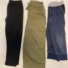 【27】キッズパンツ　各100円の画像