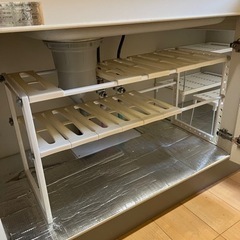 【美品】ニトリ　キッチン　シンク下収納