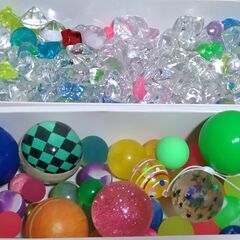 中古品！スーパーボール・アクリルストーン・イミテーションアイス　...
