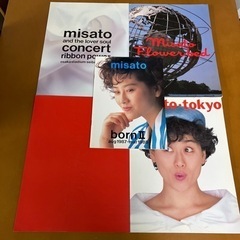 【処分しました！】渡辺美里 パンフレット類 5冊まとめて！