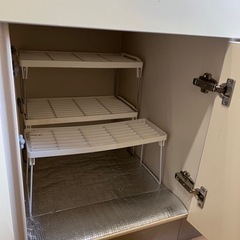 キッチン下収納　積み重ねラック