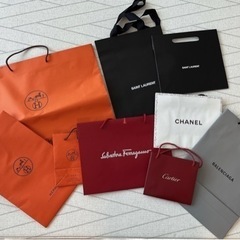 エルメスシャネルサンローラン　ショッパー