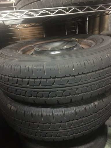 引き取り限定！145R12 6PR 2本　ダンロップ　エナセーブ