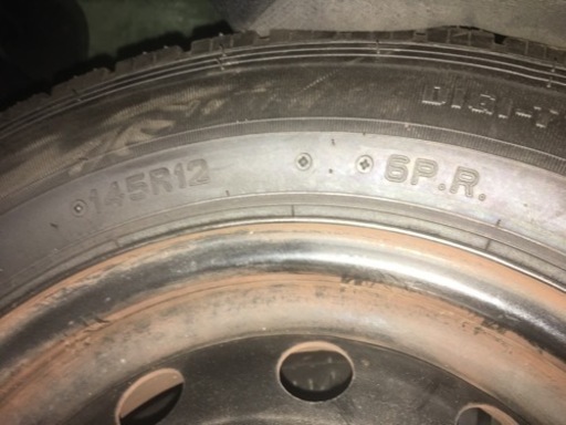 引き取り限定！145R12 6PR 2本　ダンロップ　エナセーブ 楽天市場】ダンロップ エナセーブ VAN01 145R12 6PR◇2本以上で送料 