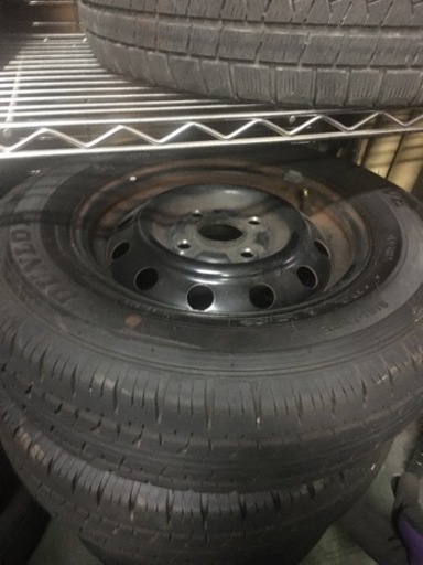 引き取り限定！145R12 6PR 2本　ダンロップ　エナセーブ