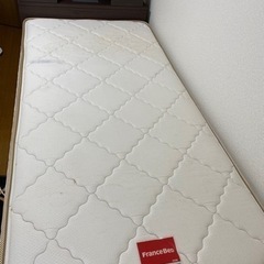 お話中ー収納付きベッド　（日本製・フランスベッドマットレス）の画像