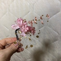 七五三 髪飾り　ヘアセットの画像