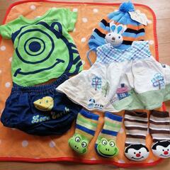 【夏物】ベビー服等いろいろセット　アンパンマンドラえもんピングーの画像