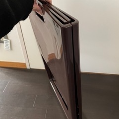 【決まりました】差し上げます/日本製折りたたみバスケットACOTチョコブラウンの画像