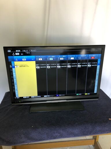 シャープ SHARP LC-32H10 32V型 地上/BS/CSデジタルハイビジョン液晶テレビ AQUOS アクオスUSB外付けHDD録画対応 2013年製
