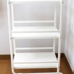 IKEA キッチン ワゴン 棚 白