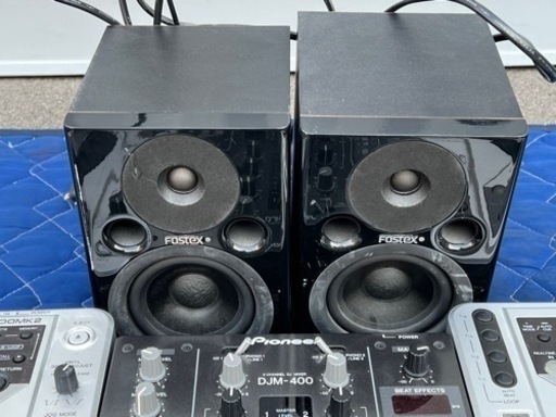 DJセット Pioneer CDJ-800mk2×2 DJM-400/Fostex PM0.4