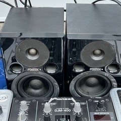 DJセット Pioneer CDJ-800mk2×2 DJM-400/Fostex PM0.4の画像
