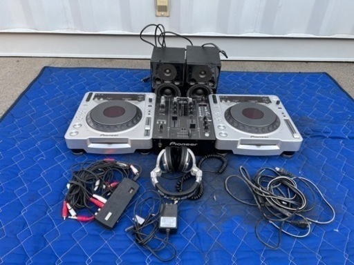 DJセット Pioneer CDJ-800mk2×2 DJM-400/Fostex PM0.4