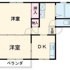【民泊OK物件】★憧れの湘南の海ライフ！サザンビーチまで徒歩5分！（海まで直線距離約100メートル！）★　２ＤＫ！★駐車場：別途空き有りの画像