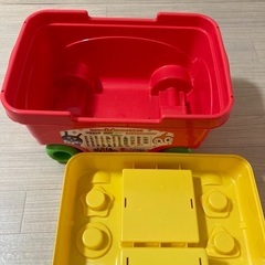 アンパンマン　はじめてのブロックワゴン　ワゴンのみの画像