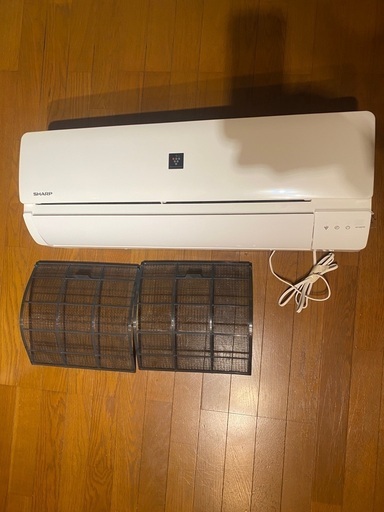 SHARP  AU-H22TD 2018年製プラズマクラスター7000エアコン、リモコン室外機付