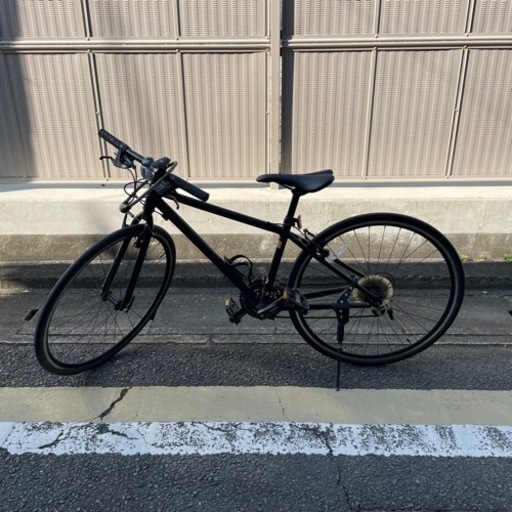 [引取相手確定しました]FUJI クロスバイク マットブラック 2018年