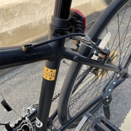 引取相手確定しました]FUJI クロスバイク マットブラック 2018年