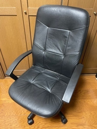 革張りデスクチェア レザーチェア パソコン椅子
