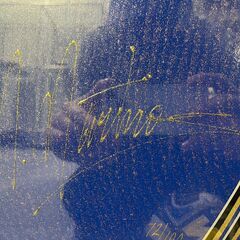 真作】 マーティロ・マヌキャン「憂うつな二人」 額装 サイン入り 作品