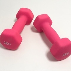 カラーダンベル　2kg×2個セット