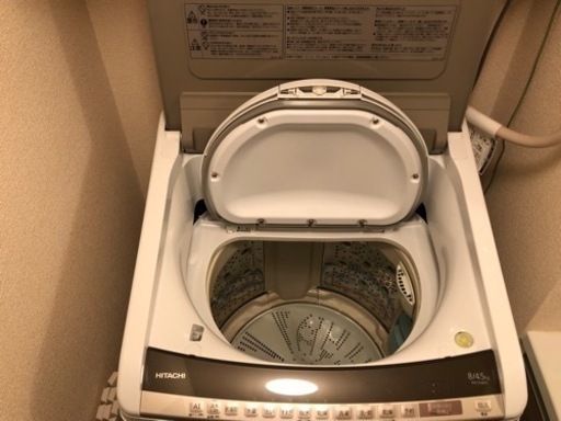 HITACHI BW-DV80E形2020年製洗濯機 30,000円
