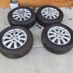 中古　スタットレス、ホイールセット　195/65R15　6J15...