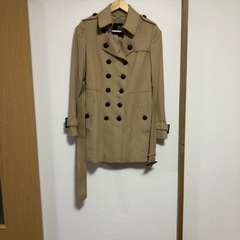 バーバリーブルーレーベル　コート　ファー付き
