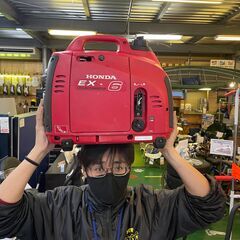 HONDA 本田 EX6 ポータブル発電機 軽量 低騒音型 動作確認済 【愛品倶楽部柏店】の画像